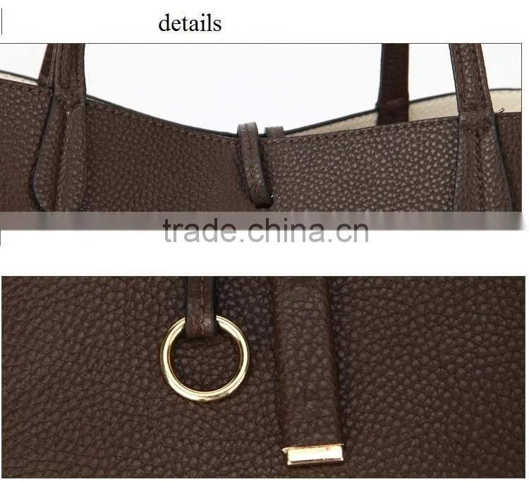 Guangzhou factory bulk the fashion set handbag for lady