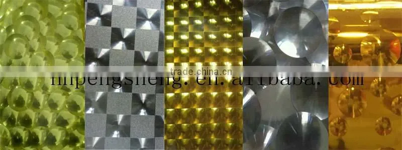 High Tearing18mirco/20mirco BOPP Transaprent Holographic 3D/lens Film for Gift packaging and Laminating