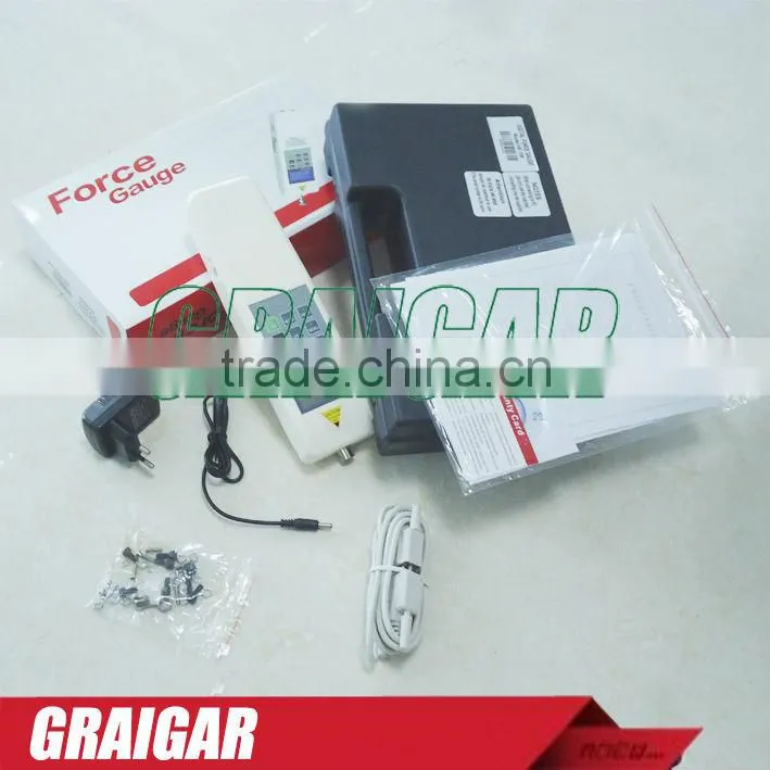 Brand New HF-10K digital Force Gauge with S external sensor 10KN push pull tester