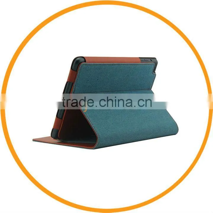 Fashion Jeans Style for iPad Mini Leather Smart Case Cover from Dailyetech