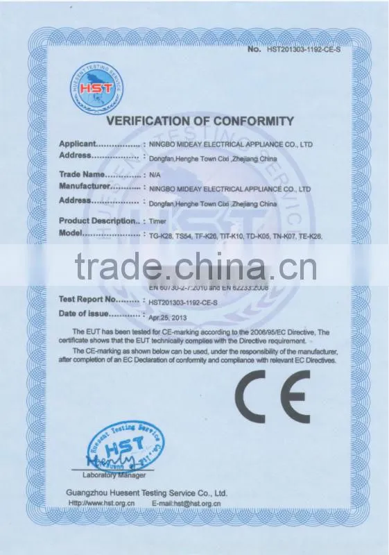 21A mechanical DC timer AUTO switch for heater