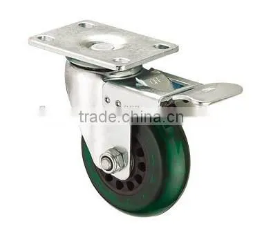 Hot Selling Medium Duty 100mm Fixed Caster And Wheel