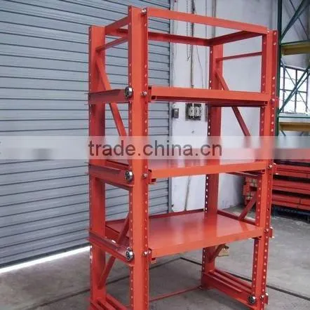 Steel mold storage rack