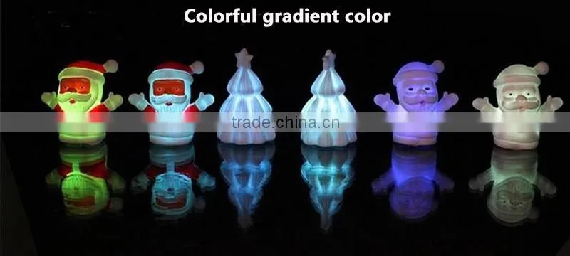 New Product Christmas decoration light up santa claus light toy led