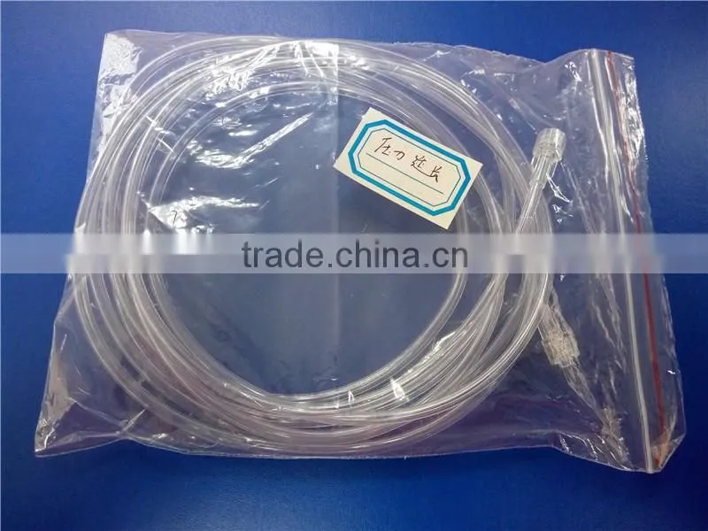 Higher pressure plastic medical extension braid tube