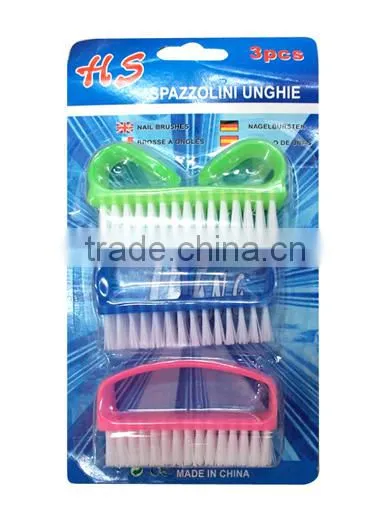 3pcs Designer Nail Clipper Set, Nail Brush Set For One Dollar Item