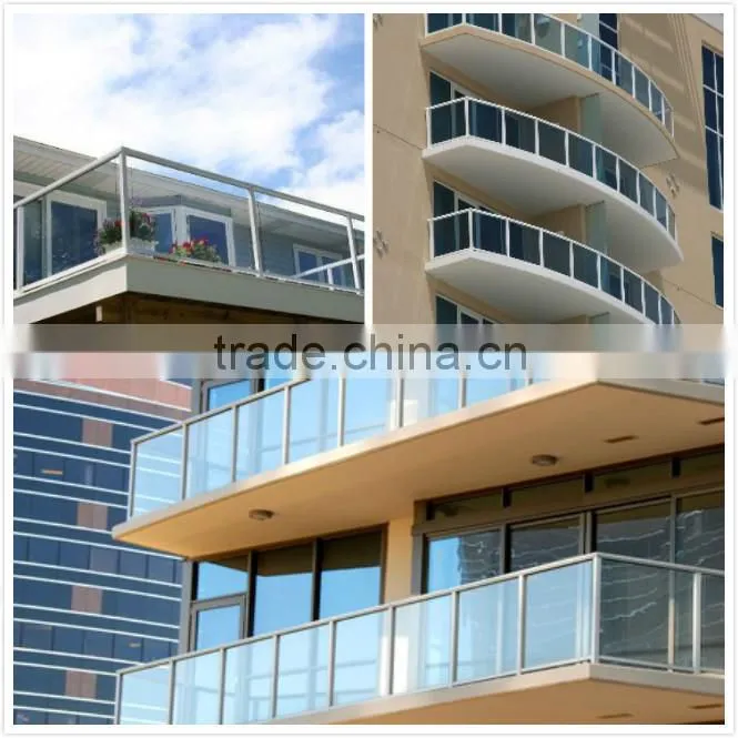 Top quality durable vinyl high quality aluminum handrail