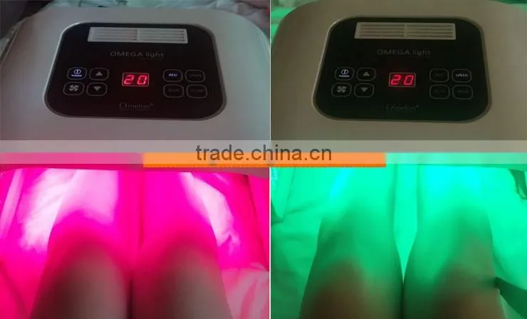 2016 newest Beauty machine for blue green red light therapy/ led skin care equipment