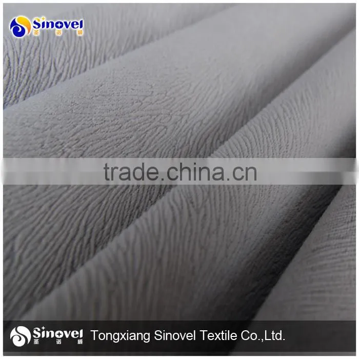 Warp Knitting Velboa Burnout Sofa Furniture Fabric
