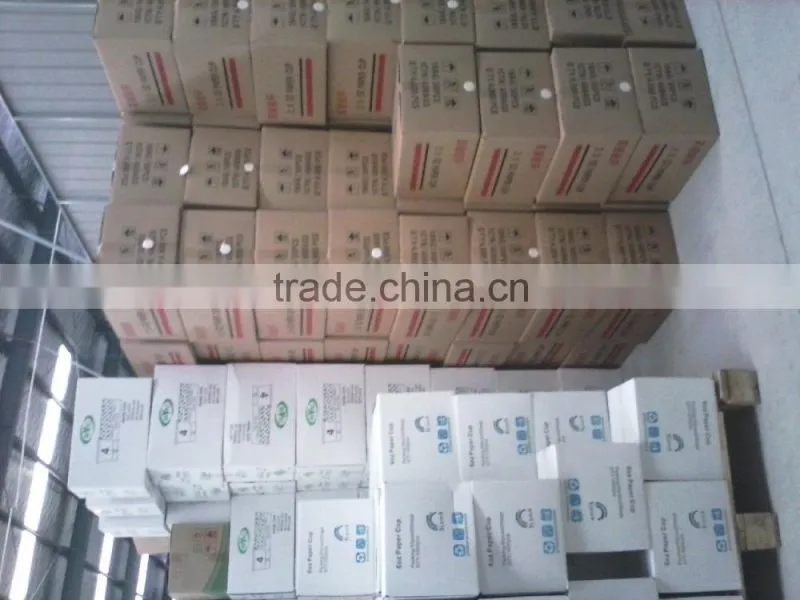 wholesale logo print single wall PE coated paper coffee cups