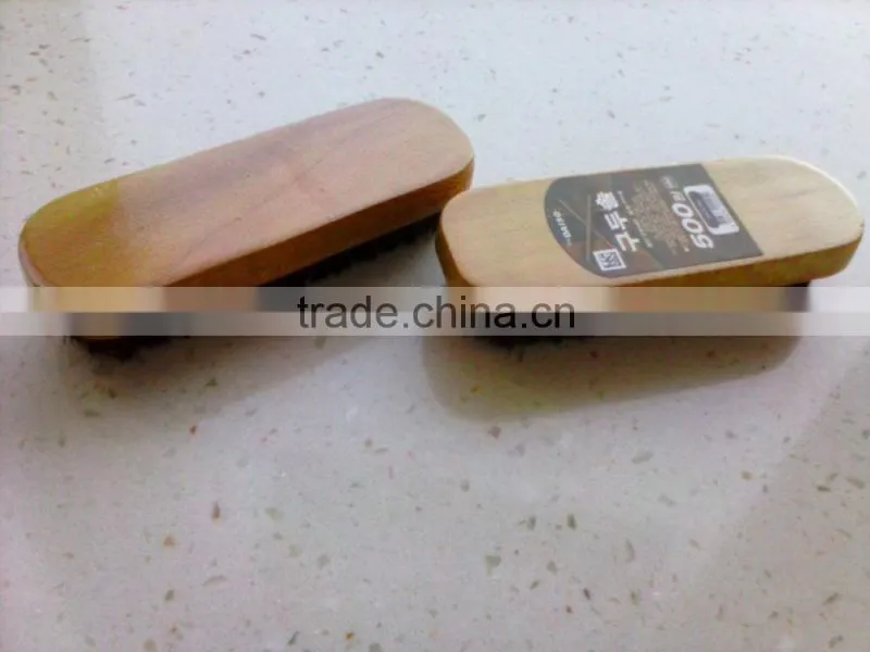 Factory Price Promotion Price wooden shoes brush