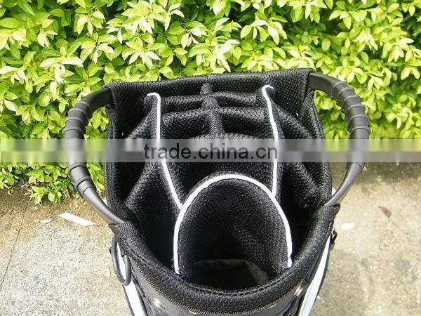 brand with putter and waterproffer material golf bag