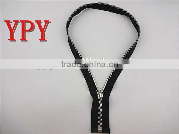 Hot Sale 5# Double Point Metal Zipper for Men's T shirt