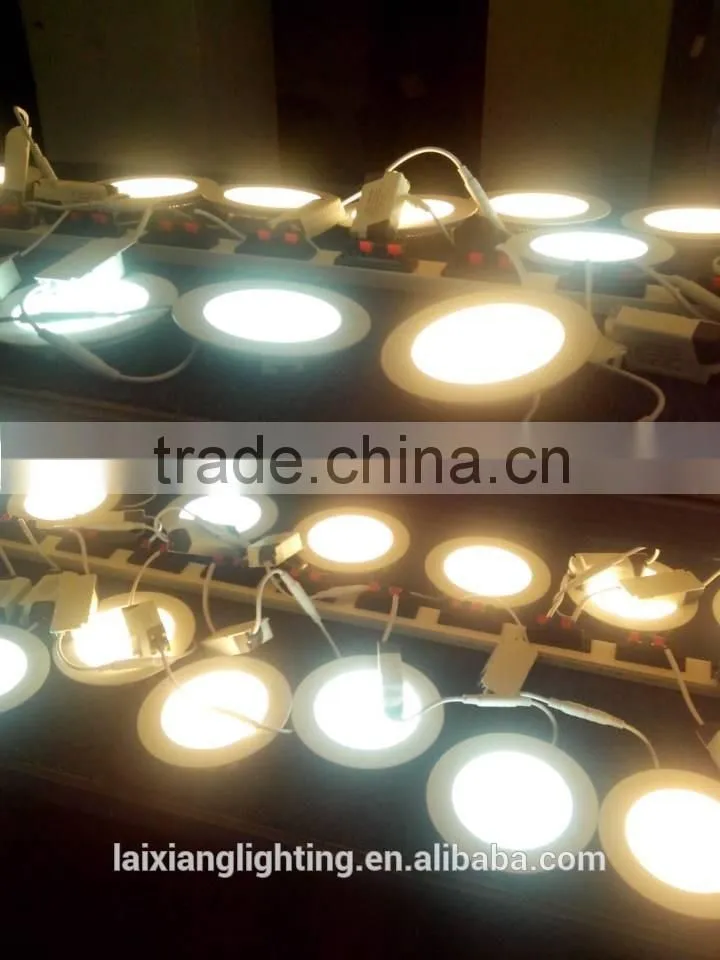 Hot sales ultra thin square/round recessed round led panel lights