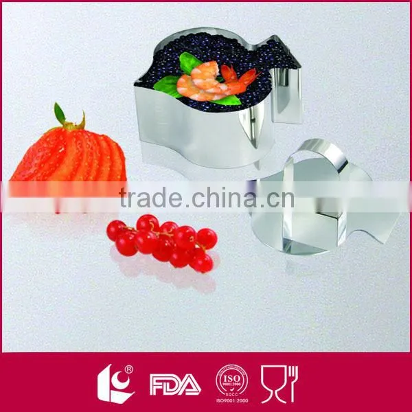 tripetaloid dessert ring, 4pcs