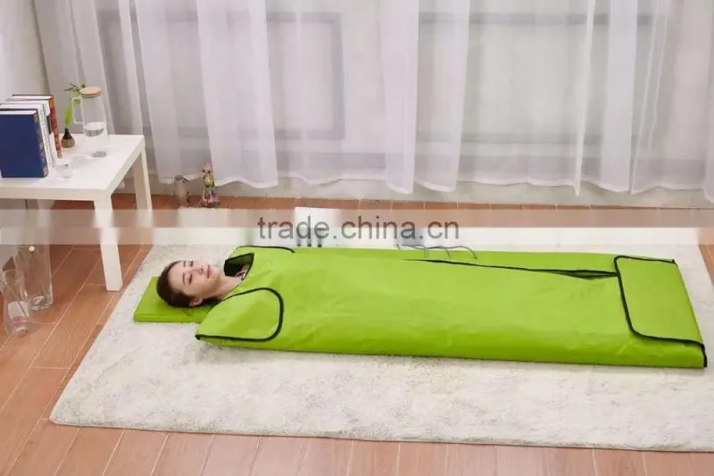 The Second Generation NEW design 3 zone heating sauna blanket, New FIR Far Infrared Slimming Blanket Weight Loss Sauna Blanket