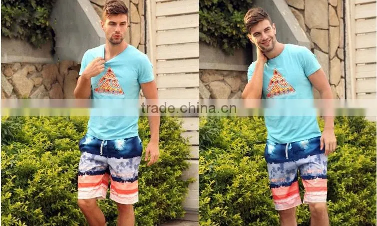 Top Quality 2015 Summer Custom Design Mens Beach Shorts