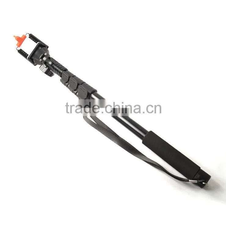 Retractable 48.4-inch Selfie Stick Self Portrait Monopod/Unipod With Clip Phone Holder For Camera Mobilephones