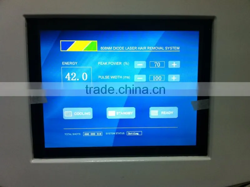 Professional 808NM diode laser 6 types skin hair removal equipment price