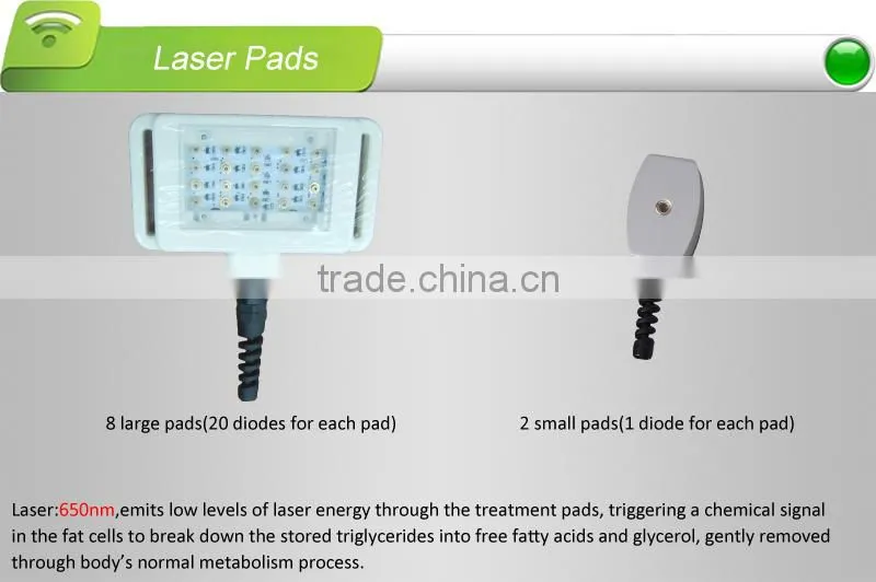 2015 Hottest laser slimming machine, come with total 162 diodes for proven results on fat burning & body contouring, cheap price