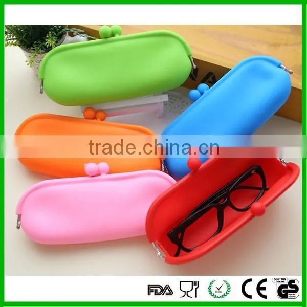 Fashion fancy silicone glasses case