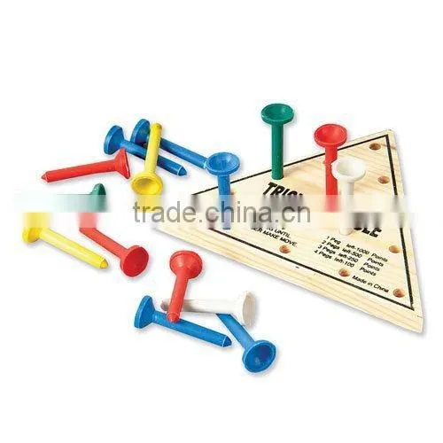Triangle Peg Board Game