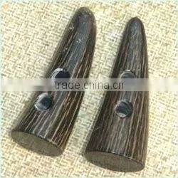 Various Shape Size Cattle Natural Horn Toggle Button