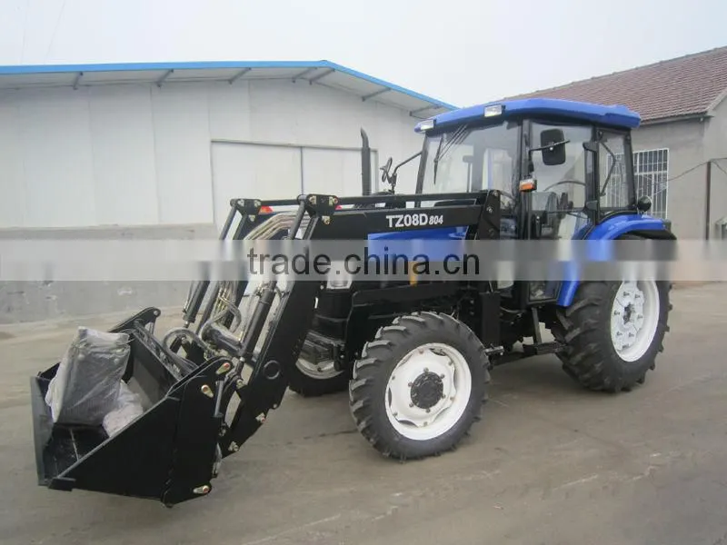 hot sale 80hp tractor with front end loader with CE