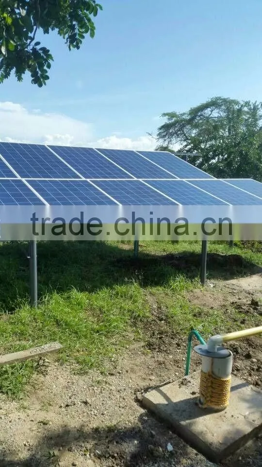 Jntech solar water power irrigation water pump system with 2.2kw solar pump inverter