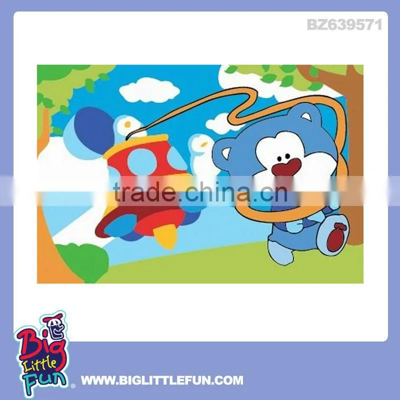 DIY oil painting by numbers painting toy