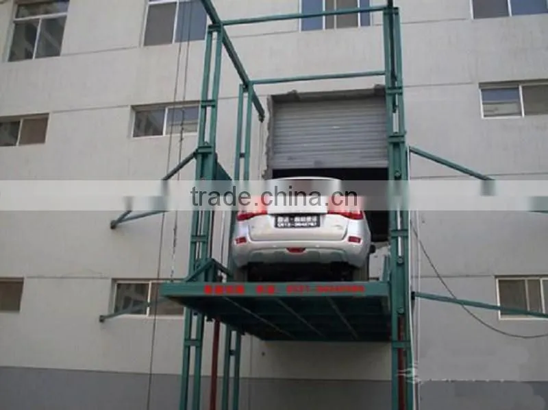 Electric Hydraulic Guide Rail Chain Lift Table Customerized Producing