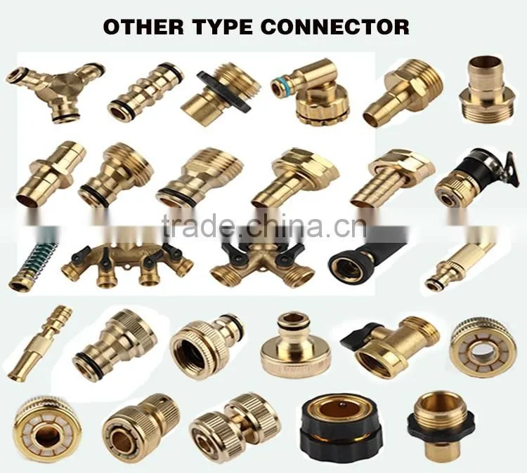 Forged 3/4"Brass Male Threaded Garden Hose Quick Connector Union Brass Fitting For Pipe