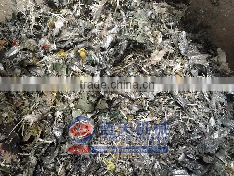 with high strength of Double shaft metal shredder machine