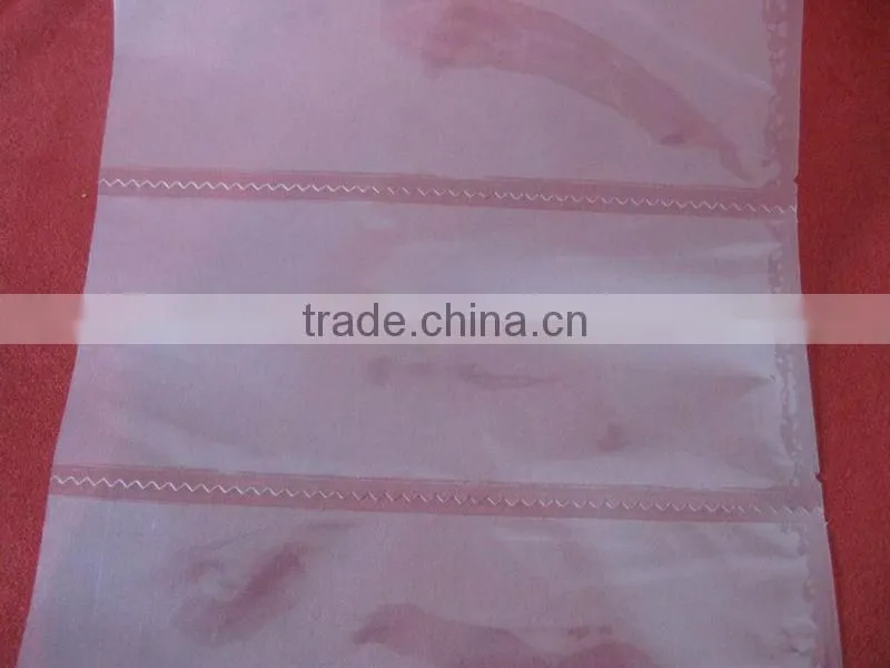 Three Sides Sealed Plastic Bags with Sawtooth