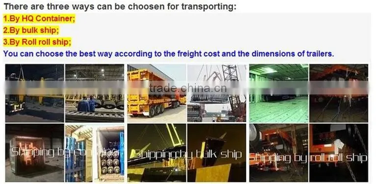 15ton 20ton side tipping full trailer side dump full trailer