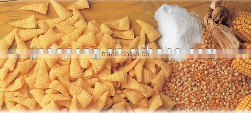 Fried wheat flour puff snack making machines