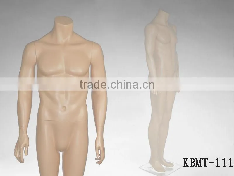 Male Headless Mannequin Legs Apart Straight Pose Suitable For Retail Window Display