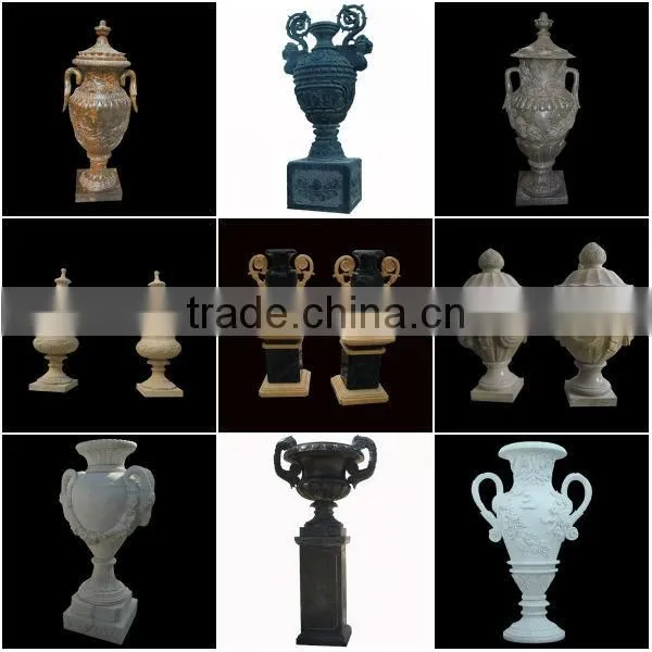 Garden Decorative Natural Stone Flowerpot