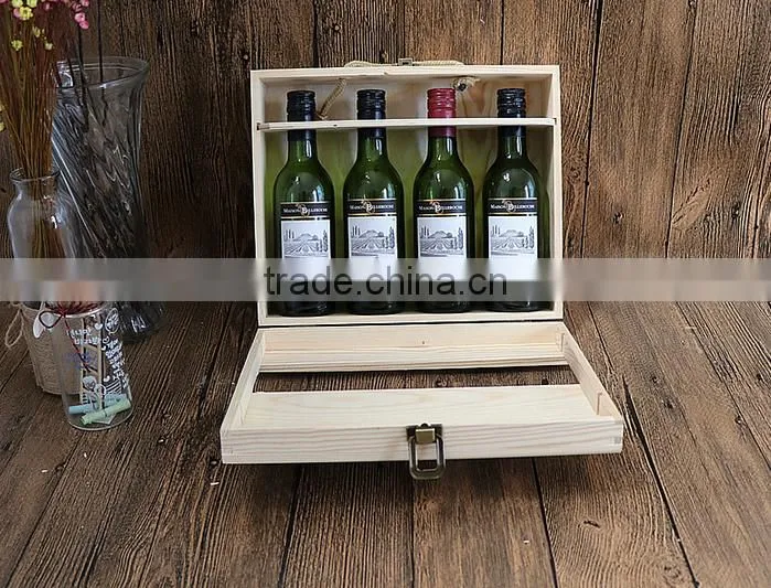 wooden boxes for ice wine bottles