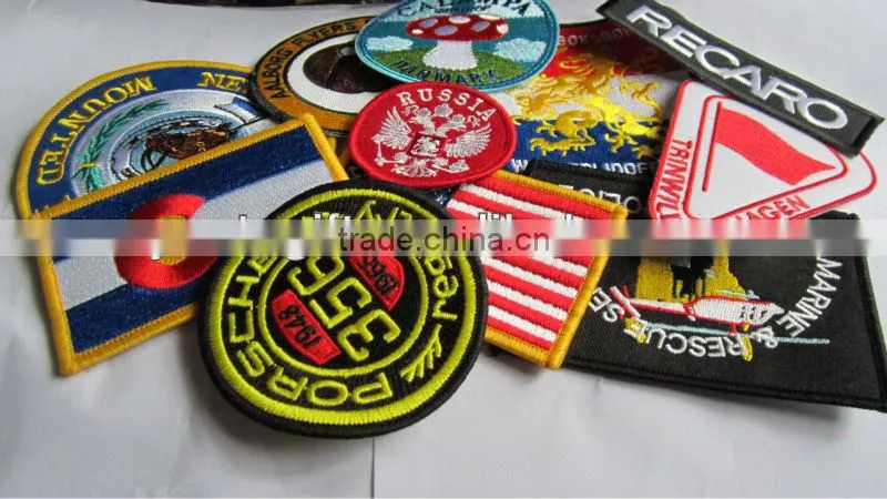 Embroidery shoulder patch