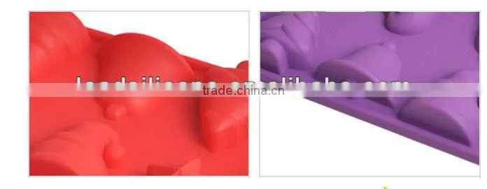 Silicone 4 short glass ice cube