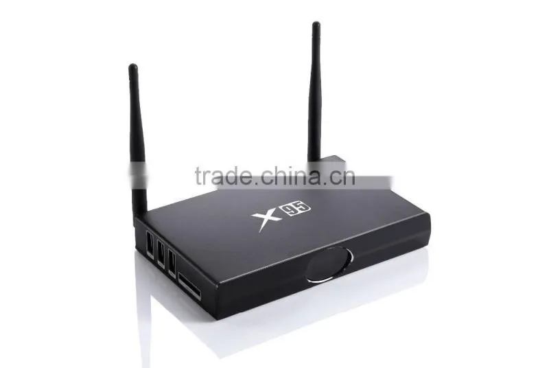 2016 Roofull Metal Housing Google Android5.1 TV Box X95 with Amlogic S905 Quad Core Smart TV Box