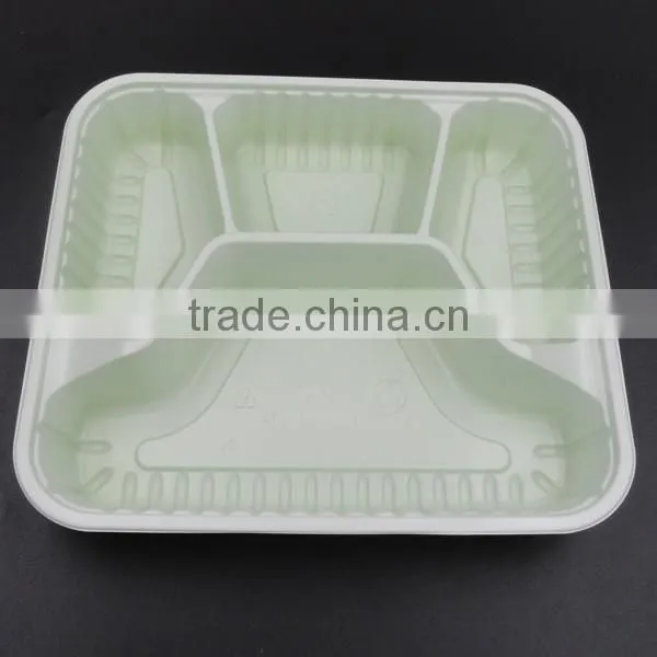 China Factory direct Meal Prep 4 Compartment Food Containers, 10pack, Leak Proof, Microwave, bento lunch food box container