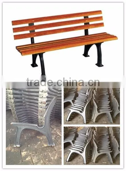 cast iron wooden benches legs