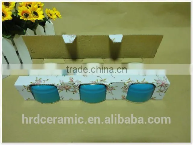 Chinese white ceramic bowl for food storage