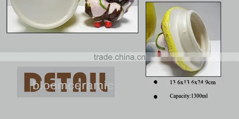 Chinese ceramic honey storage jars