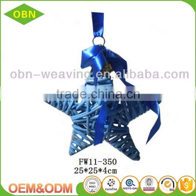 Willow hanging decorations wicker fish decorations
