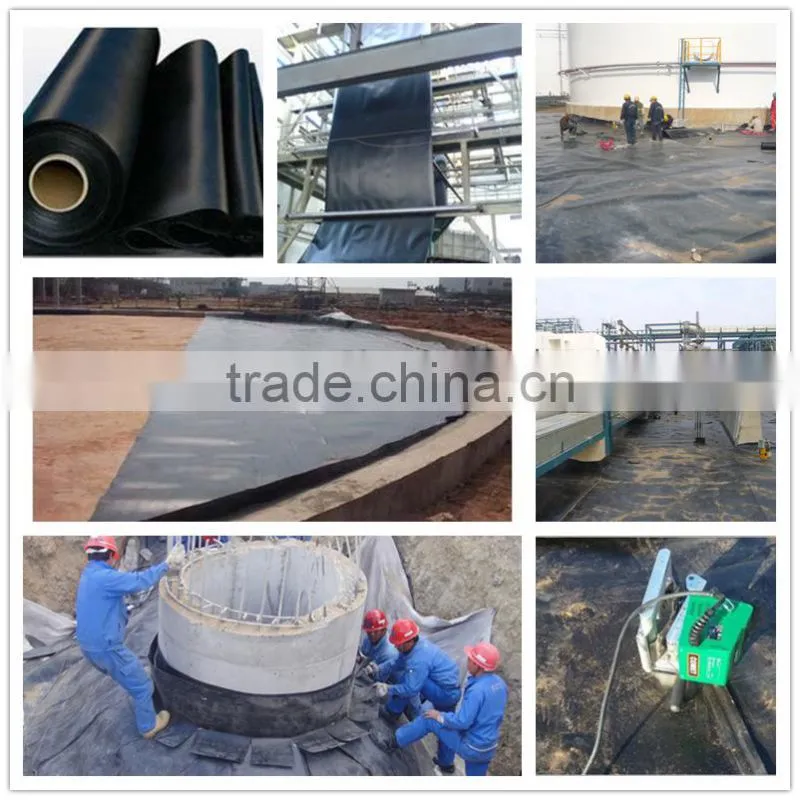 Chemical wastewater anti-seepage geomembrane and oil thank area inpervious geomembrane