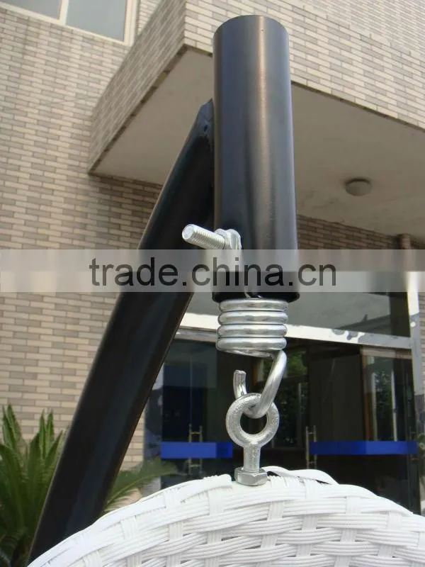 Outdoor rattan swing hanging chair