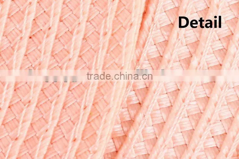woven table mats/Round PP tablemats/placemat, pink color